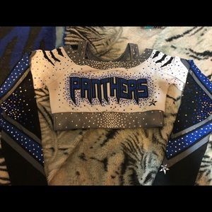 Cheer athletics Panthers Uniform 2015